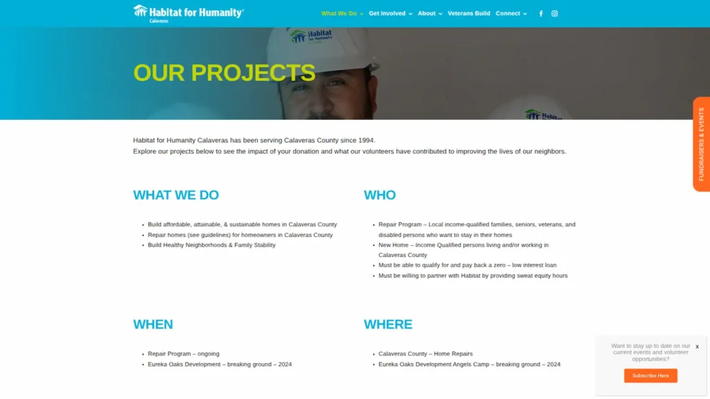 Habitat For Humanity, Calaveras Gallery 5