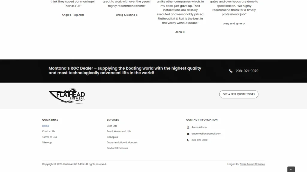 Flathead Lift And Rail Gallery 1